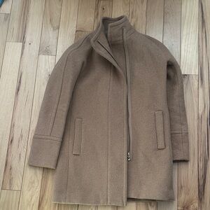 J. Crew city coat tan